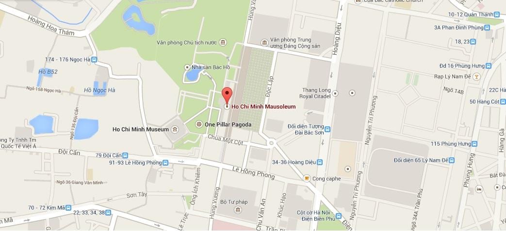 Peta dari ho chi minh 