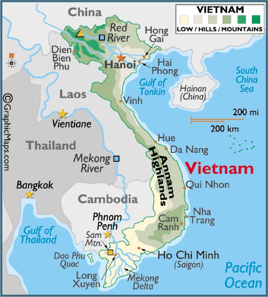 Peta di saigon