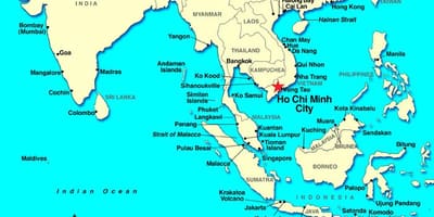 Saigon peta dunia