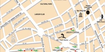 Saigon tarikan peta