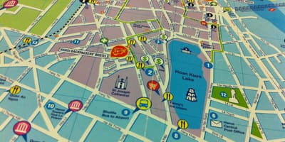 Ho chi minh tour berjalan peta