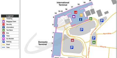 Tan anak cantik international airport peta